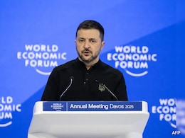 US 'Security Guarantees' Ready, Zelensky Says In Fiery Davos Speech