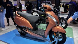 TVS Jupiter 125 CNG Showcased At Bharat Mobility Expo; World's First CNG Scooter