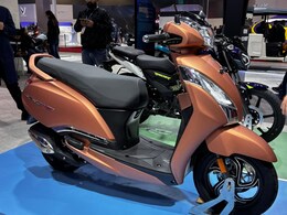 TVS Jupiter 125 CNG Showcased At Bharat Mobility Expo; World's First CNG Scooter