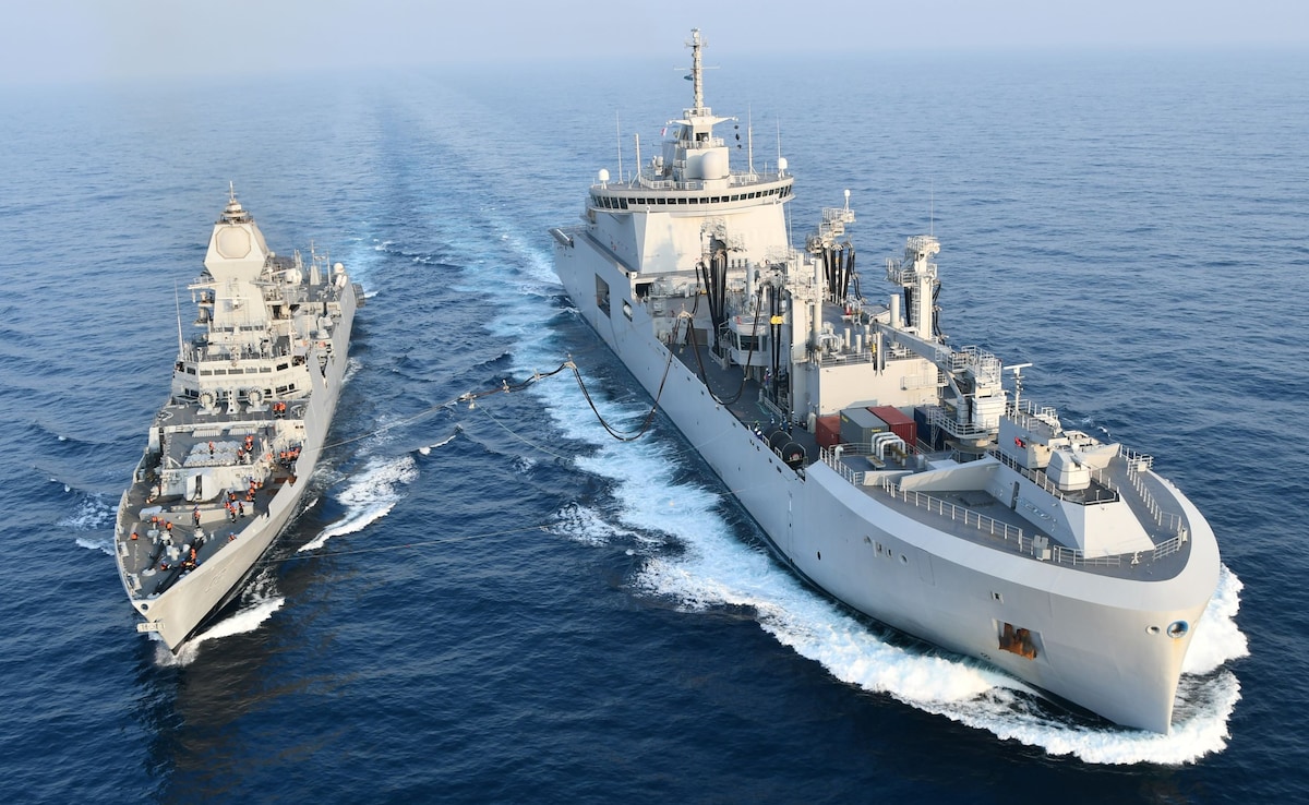 French Navy Conducts Air-Sea Tactical Manoeuvres With Indian Navy