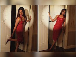 Keerthy Suresh Paints The Town Red In A Chic Leather Midi Dress