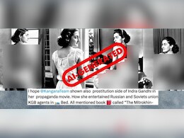 Fact Check: AI-Generated Images Of Former PM Indira Gandhi's Attire Viral Fact Check: AI-Generated Images Of Former PM Indira Gandhi's Attire Viral