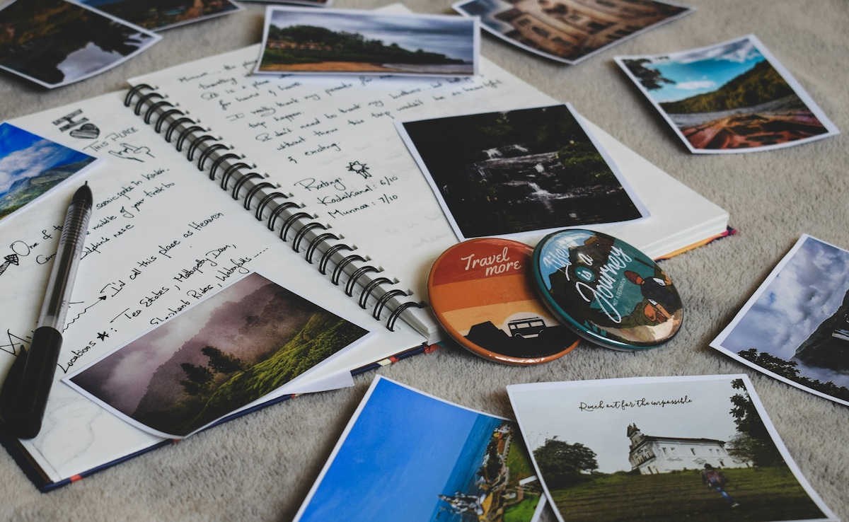 Maintaining a travel journal helps reliving your best memories from the trip.