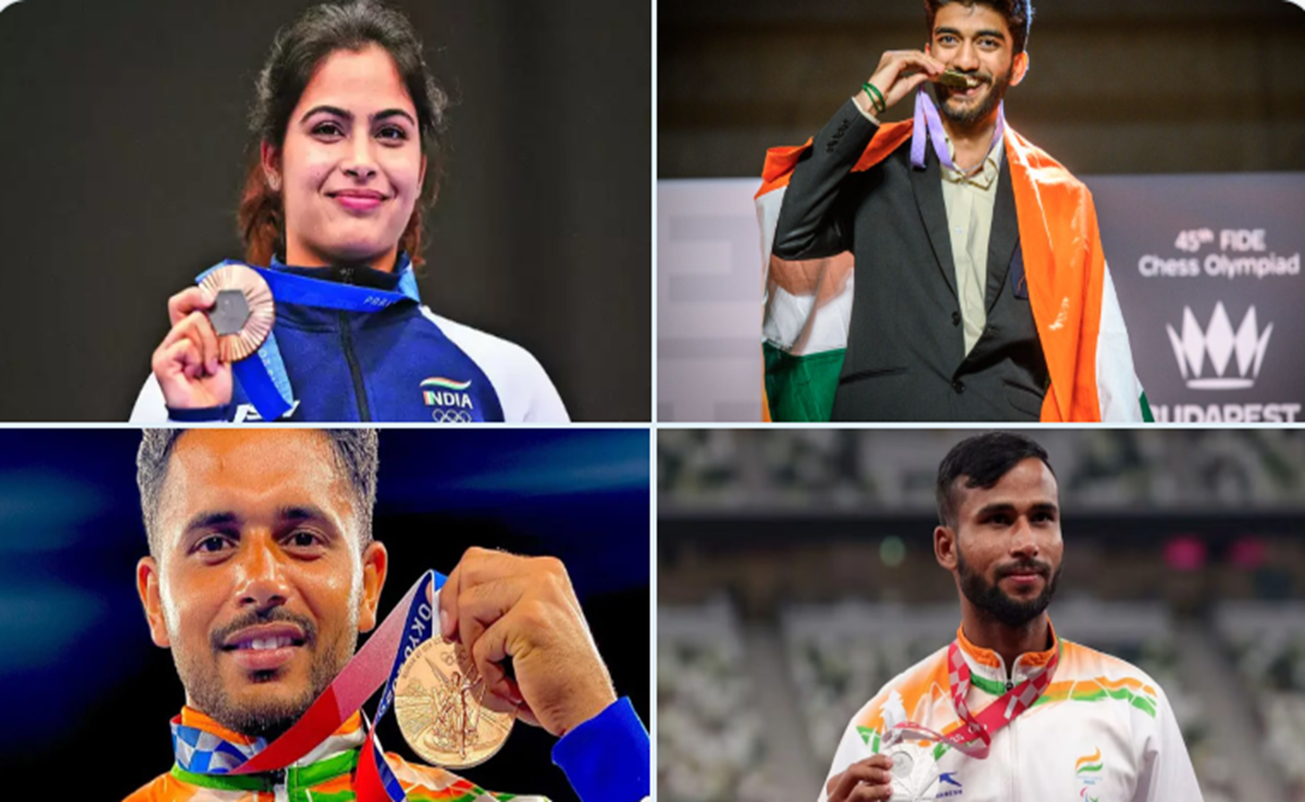 मनु भाकर, डी गुकेश समेत इन्हें मिलेगा खेल रत्न पुरस्कार, 32 को अर्जुन अवॉर्ड, ये रही सभी विनर्स की लिस्ट