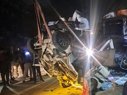 4 Killed After Innova Rams Van, Pushes It Under Truck In UP