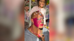 Dwayne Johnson Gets A Makeover From His Daughters - And He's Loving Every Minute of It