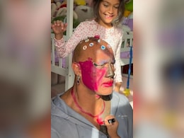 Dwayne Johnson Gets A Makeover From His Daughters - And He's Loving Every Minute of It Dwayne Johnson Gets A Makeover From His Daughters - And He's Loving Every Minute of It