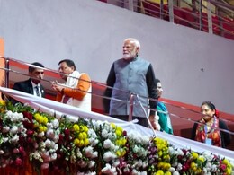 PM Narendra Modi In Attendance As 38th National Games Opening Ceremony Kicks Off PM Narendra Modi In Attendance As 38th National Games Opening Ceremony Kicks Off