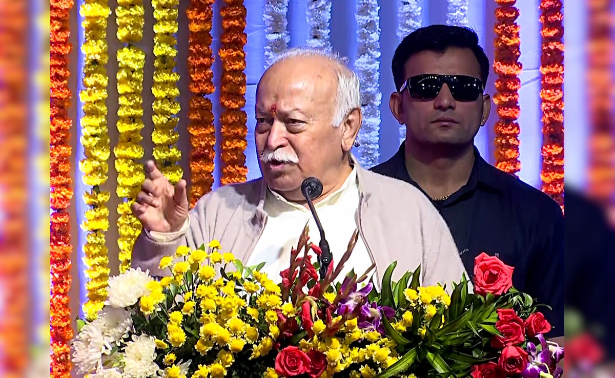 'Lathi'-Training By RSS To Instill Bravery, Not For Fighting: Mohan Bhagwat