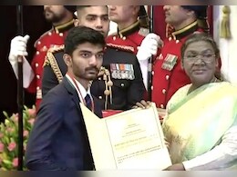 Khel Ratna - Arjuna Award 2024: मनु भाकर, डी गुकेश समेत ये खिलाड़ी हुए सम्मानित, अवार्ड के साथ इनाम में मिलते हैं इतने लाख रुपये Khel Ratna - Arjuna Award 2024: मनु भाकर, डी गुकेश समेत ये खिलाड़ी हुए सम्मानित, अवार्ड के साथ इनाम में मिलते हैं इतने लाख रुपये