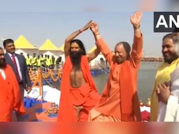Mahakumbh 2025 : जब सीएम योगी ने रामदेव के साथ किया योग का 'कॉम्पिटिशन', देखिए जरा