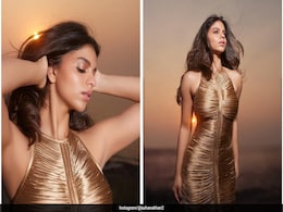 Suhana Khan's Stylish Golden Dress Rivals The Sunset Hour Suhana Khan's Stylish Golden Dress Rivals The Sunset Hour