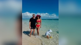 Priyanka Chopra Paints Turks And Caicos Red In This Chic Swim Set