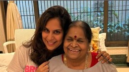 Chiranjeevi Celebrates Mother's Birthday With Ram Charan And Upasana