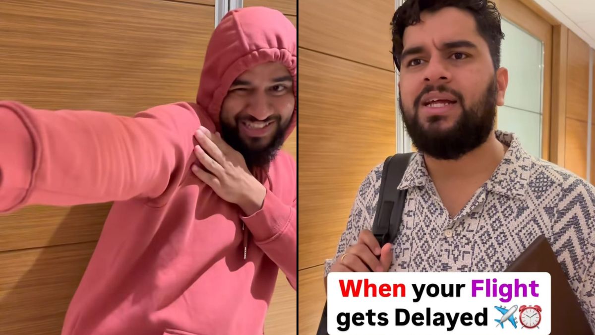 Watch: Digital Creator's Hilarious Take On Flight Delays Is Too Relatable To Miss
