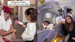 Watch: Mother Shares 5-Year-Olds First First-Class Experience, Internet Is Impressed