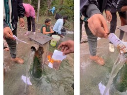 बंद पड़ा हैंडपंप पानी के साथ उगल रहा आग, देख लोगों के उड़े होश, वीडियो ने मचाया तहलका