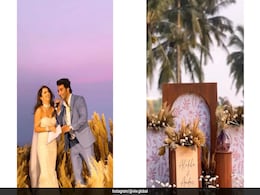 Aadar Jain And Alekha Advani's Wedding In Goa, With Bohemian Decor And A Beach Sunset Aadar Jain And Alekha Advani's Wedding In Goa, With Bohemian Decor And A Beach Sunset