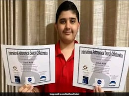 Noida Teen Discovers Asteroid, Set To Name It Through NASA's Programme Noida Teen Discovers Asteroid, Set To Name It Through NASA's Programme