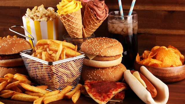 Eating foods high in sugar or fat on an empty stomach can cause a quick spike in blood sugar
