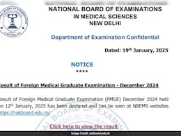 FMGE 2025: Results Out For Foreign Medical Graduates Examination, Check Details FMGE 2025: Results Out For Foreign Medical Graduates Examination, Check Details