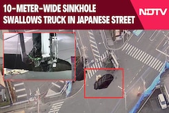 Japan Sinkhole | 10-Metre Sinkhole Opens In Japanese Street, Swallows A Truck Japan Sinkhole | 10-Metre Sinkhole Opens In Japanese Street, Swallows A Truck