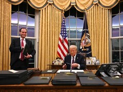 Trump Returns To White House, Signs Orders To Pardon Rioters, Exit Paris Pact