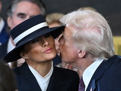 Video: Trump, Wife Melania's 'Awkward' Air Kiss Moment At His Inauguration