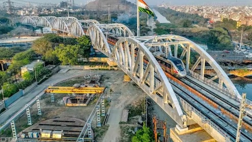 मेरठ साउथ से मोदीपुरम के बीच ट्रैक तैयार, नमो भारत  ट्रेन और मेट्रो एक साथ दौड़ेगी
