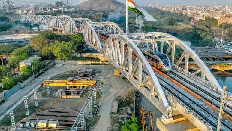 मेरठ साउथ से मोदीपुरम के बीच ट्रैक तैयार, नमो भारत  ट्रेन और मेट्रो एक साथ दौड़ेगी