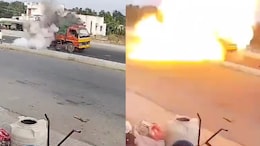 On Camera, Cylinder Kept In Truck Explodes On Tamil Nadu Highway
