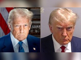 Trump's Official Inauguration Portrait Resembles Viral 2023 Mugshot, Internet Reacts