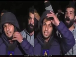 Watch: Journalist Takes Off Protective Gear As He Reports On Gaza Ceasefire Watch: Journalist Takes Off Protective Gear As He Reports On Gaza Ceasefire