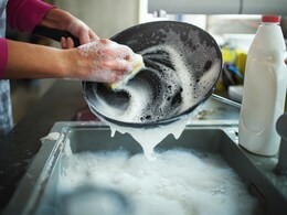 Washing Greasy Pans With Hot Water? Here's Why It's Not A Good Idea Washing Greasy Pans With Hot Water? Here's Why It's Not A Good Idea