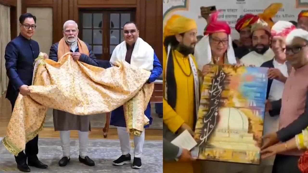 Kiren Rijiju Visits Ajmer Dargah, Offers 'Chadar' Sent By PM Modi