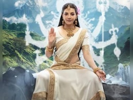 <i>Kannappa</i> First Look: Kajal Aggarwal's Divine Arc In Akshay Kumar's Telugu Debut <i>Kannappa</i> First Look: Kajal Aggarwal's Divine Arc In Akshay Kumar's Telugu Debut
