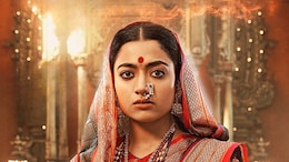 Rashmika Mandanna Paints A Regal Image In A <i>Nauvari Saree</i> For </i>Chhaava</i>'s Poster