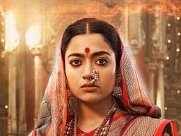 Rashmika Mandanna Paints A Regal Image In A <i>Nauvari Saree</i> For </i>Chhaava</i>'s Poster