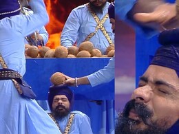 This Indian Group Sets Record For Smashing 85 Coconuts On A Person's Head In A Minute