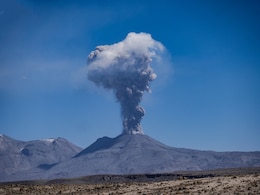 Indonesia's Mount Ibu Erupts, Spews Hot Lava, Smoke
