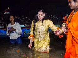 Actor Mamta Kulkarni Takes 'Sanyas', Gets New Name At Maha Kumbh In UP