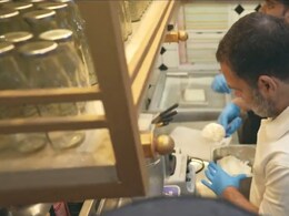 Video: Elderly Woman At Keventers Invites Rahul Gandhi Home, Can't Find Key