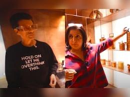 Farah Khan Gives A Tour Of Karan Johar's Unique Bathroom, Featuring Copper And Tiffin <i>Dabba</i>s