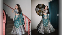 Hania Aamir's Blue <i>Lehenga</i> Is Perfect If "Jasmine Threw A Party"