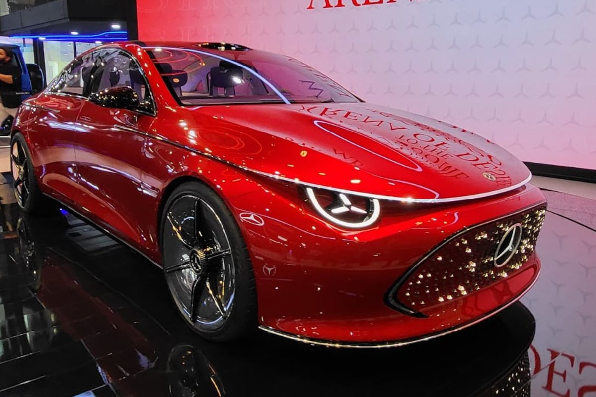 Mercedes Benz Concept CLA unveiled at Bharat Mobility Global Expo 2025 Mercedes Benz Concept CLA unveiled at Bharat Mobility Global Expo 2025