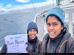 2 Indian Navy Women Officers Cross Point Nemo, Earth's Most Remote Location 2 Indian Navy Women Officers Cross Point Nemo, Earth's Most Remote Location