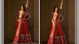Raashii Khanna's Red <i>Kanjeevaram Lehenga</i> Sums Up The Season's Festive Fashion
