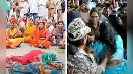 Walmik Karad: परळीत तणाव! रास्ता रोको, आत्मदहनाचा प्रयत्न, कोर्टाबाहेर जोरदार राडा