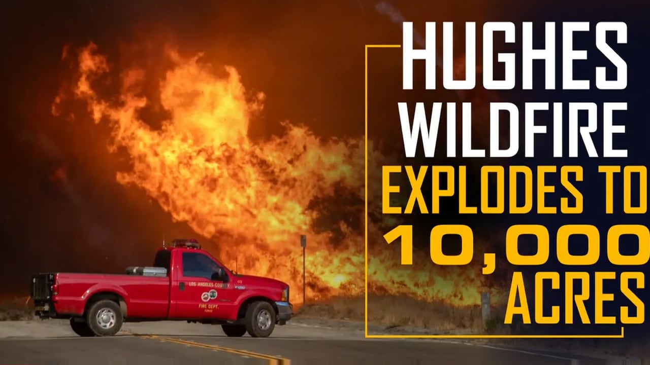 Massive Fire Balloons Near Los Angeles