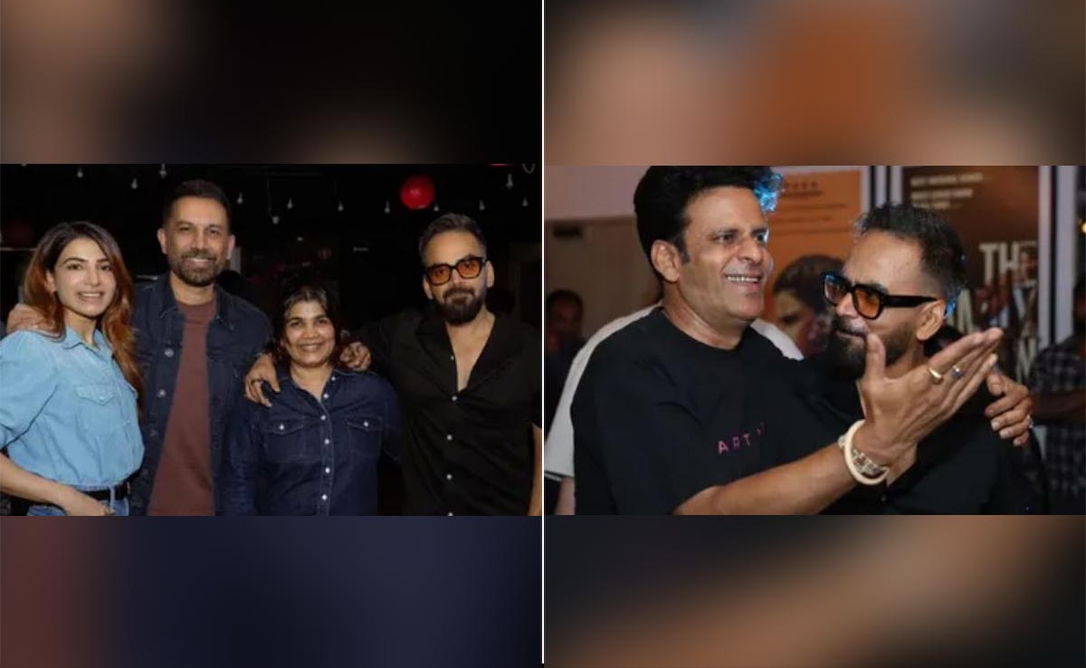 Samantha Ruth Prabhu, Manoj Bajpayee's Fun-Filled Pics From<i>The Family Man</i> Season 3 Wrap Up Party